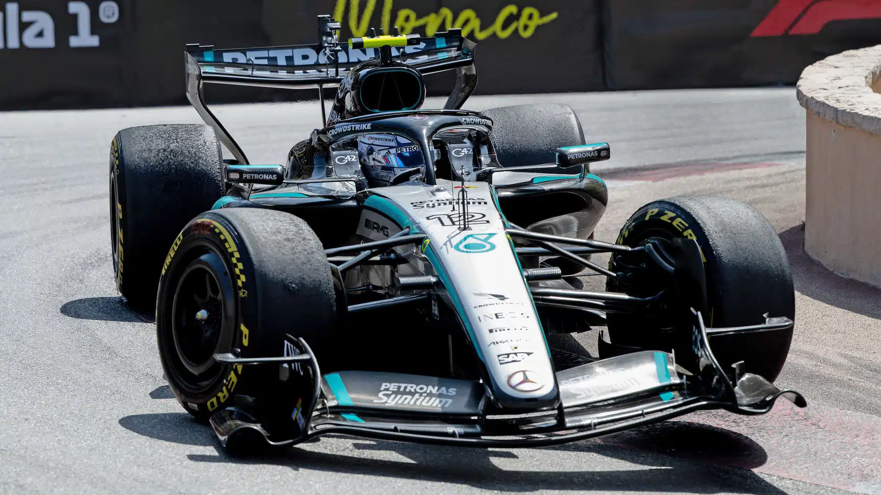 Kimi Antonelli (Mercedes) during the 2026 Monaco Grand Prix