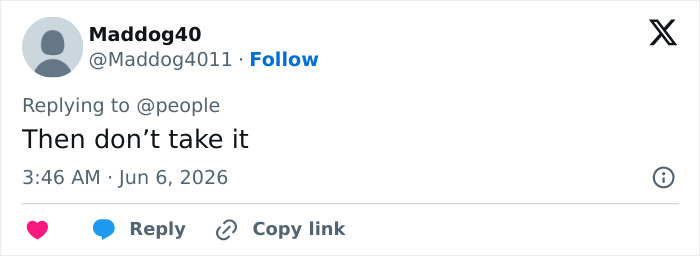 Short tweet advising not to take weight loss d***s Short tweet advising not to take weight loss d***s