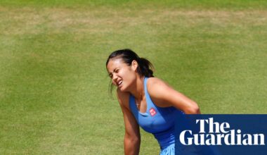 Raducanu overcomes injury scare to reach Queen’s Club semi-final with win over Rakhimova | Tennis