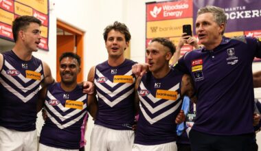 Fremantle Dockers coach Justin Longmuir asked players to be ruthless and they produced record breaking win