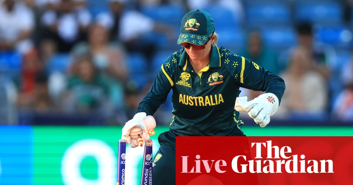 Australia v Pakistan: Women’s T20 World Cup 2026 – live | Women's T20 World Cup 2026