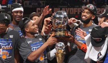 Knicks-Themed NYC Subway Entrances Seen in Photos, Videos Ahead of 2026 NBA Finals vs. Spurs