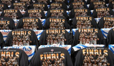 Check Out Knicks Shirts Given to All Fans at MSG for NBA Finals Game 3 vs. Spurs in Photos