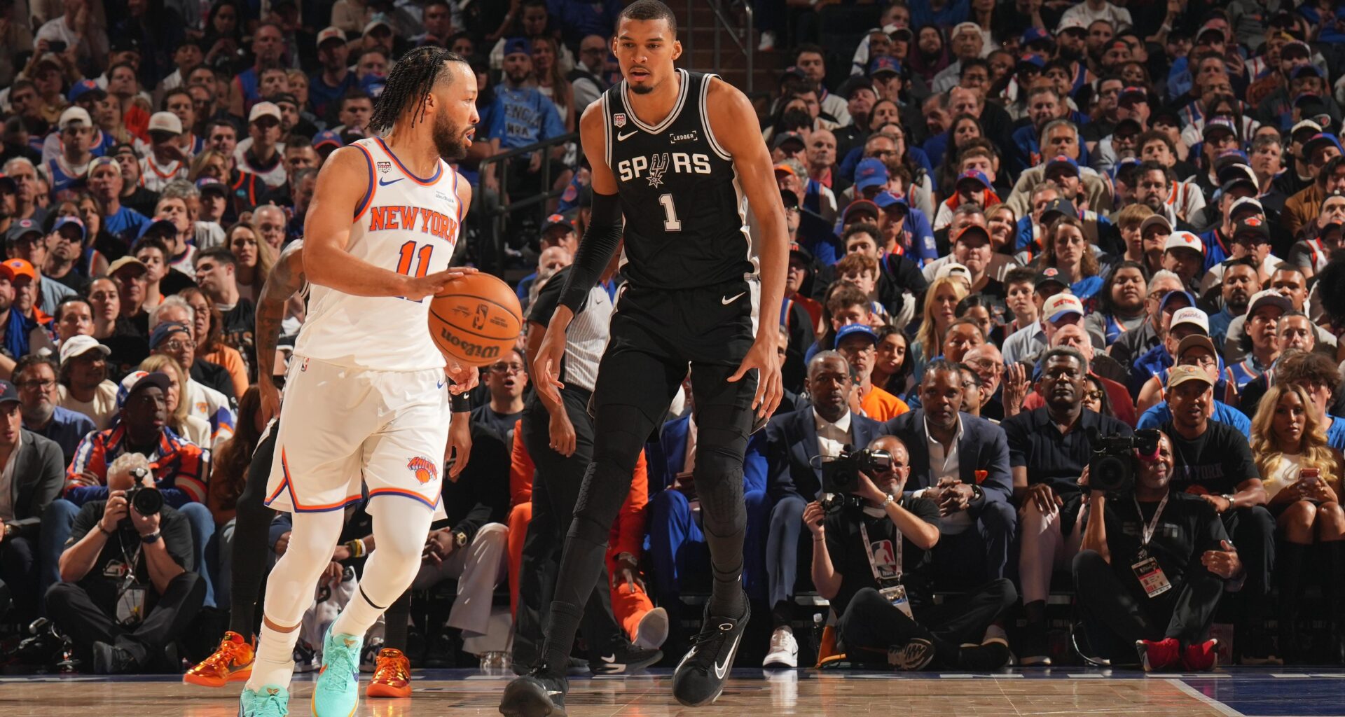 Jose Alvarado Sends Message to Wemby After Controversial Jalen Brunson Shove in NBA Finals G3