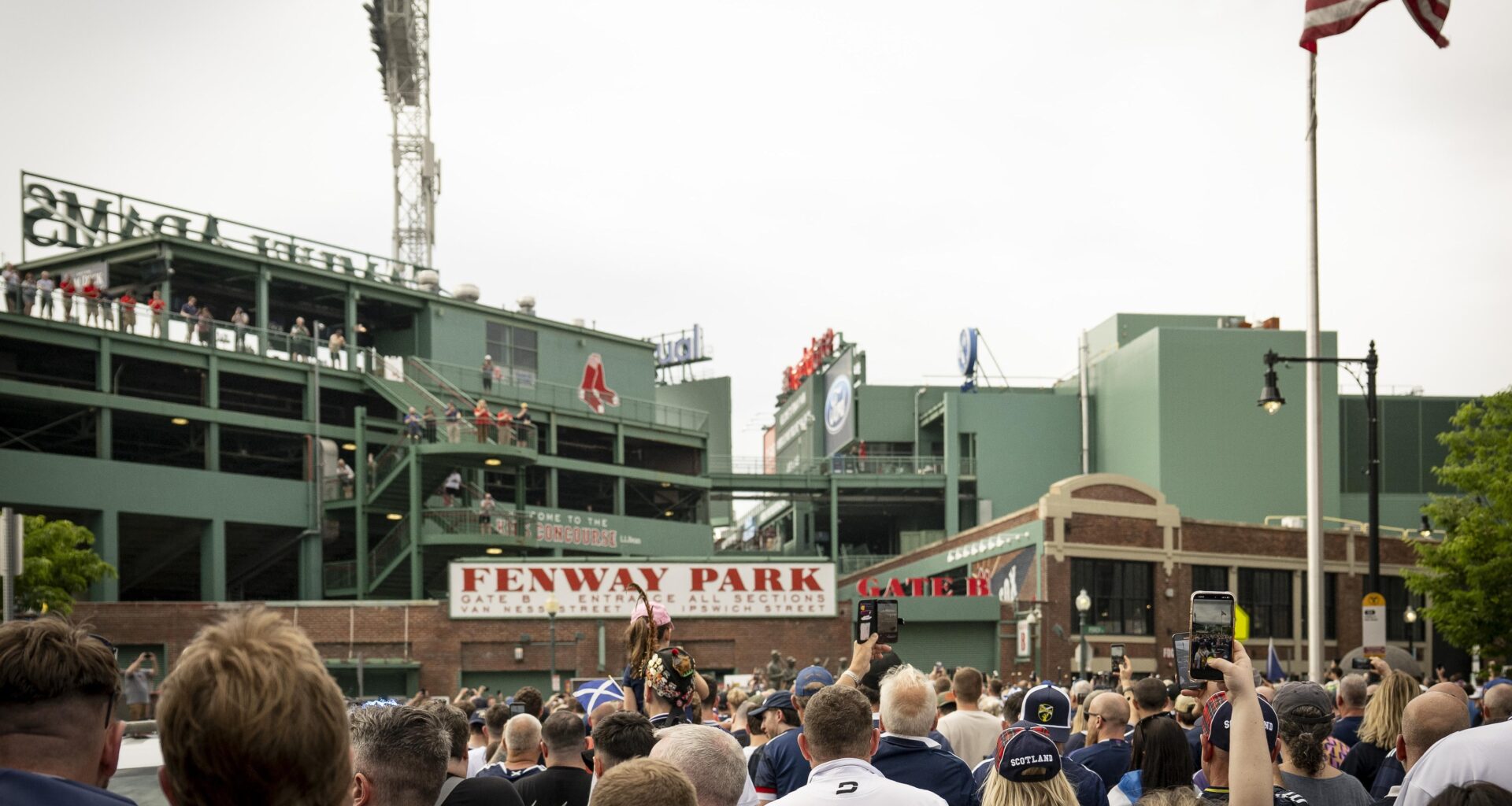 Scotland Fans Attend MLB Game at Red Sox's Fenway Park in New Videos Amid 2026 FIFA World Cup