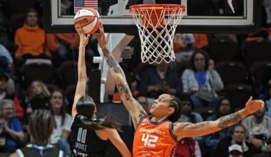 Brittney Griner Makes WNBA History, Becomes All-Time Blocks Leader in Sun's Win vs. Sky