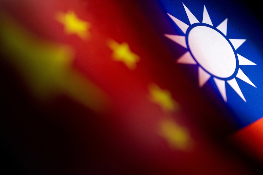 China and Taiwan flags GOOD GENERIC