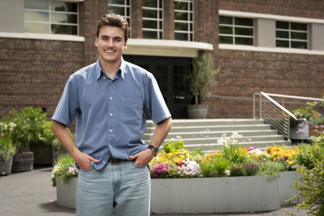 Geraldton's Luke Harris in the MasterChef garden.