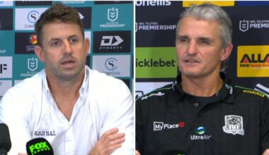 NRL 2026: Gold Coast Titans, Penrith Panthers, press conferences, Josh Hannay, Ivan Cleary, Titans beat Panthers, news, videos, highlights
