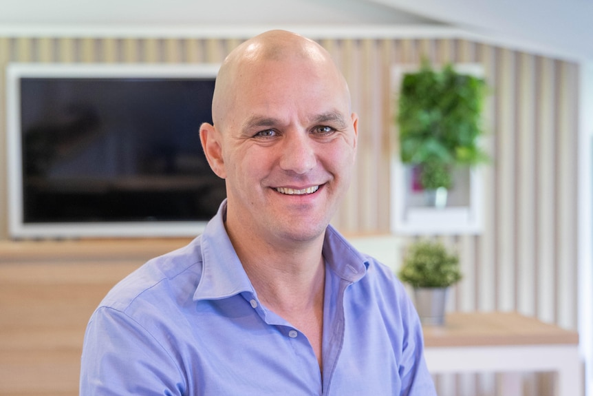 Headshot of Telstra's fixed connectivity executive, Marty McGrath.