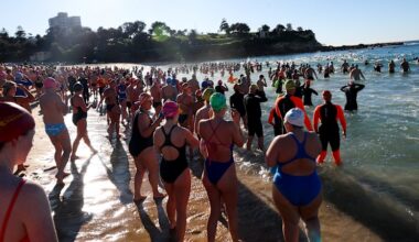 Coogee shark attack: Community returns to the ocean in honour of attack victim