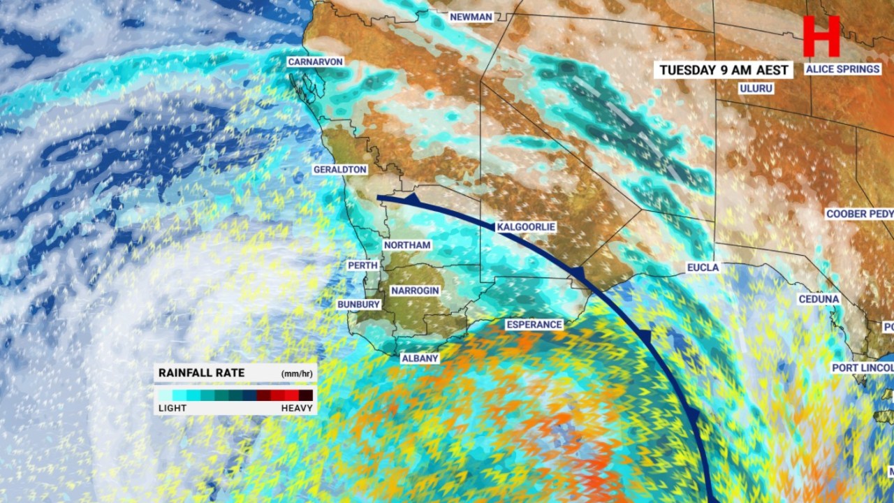 South-west Australia in for wet and windy week as multiple cold fronts bring rain and storms to WA
