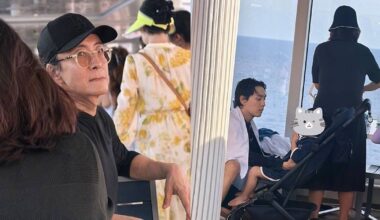 Bae Yong-joon, Park Shin-hye and their families spotted on Disney cruise in Singapore, Entertainment News