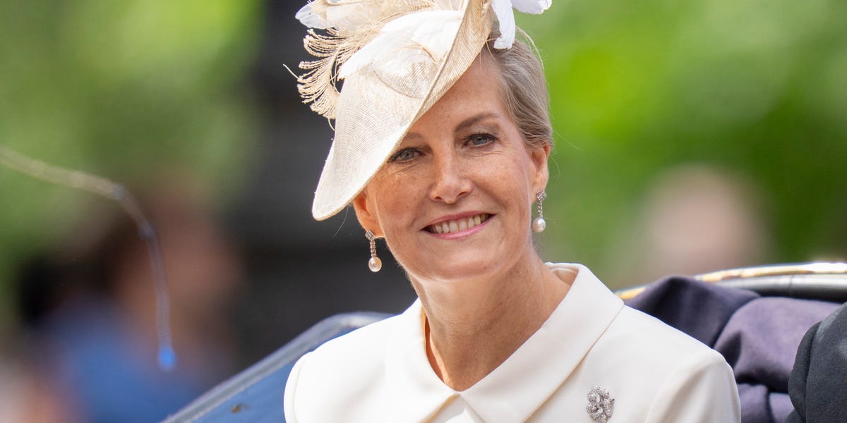 Sophie, Duchess of Edinburgh Wears a Diamond Brooch to Trooping the Colour 2026