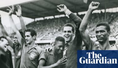 Pelé’s No 10 Brazil shirt from 1958 World Cup final expected to fetch £4.5m at auction | Pelé