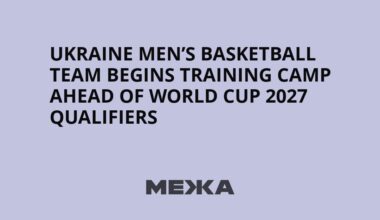 Ukraine men’s basketball team begins training camp ahead of World Cup 2027 qualifiers | Ukraine news