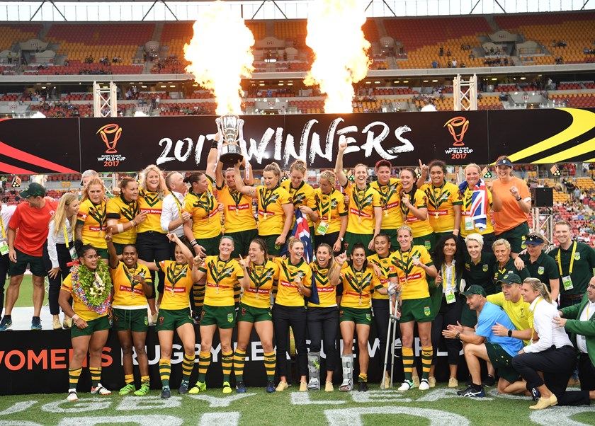 The Jillaroos won the trophy at the last 'home' tournament in 2017.