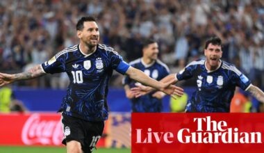 Jordan 1-3 Argentina: World Cup 2026 – as it happened | World Cup 2026