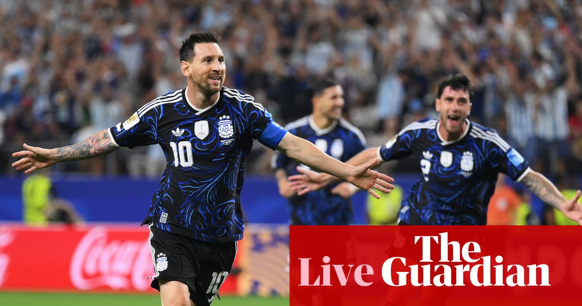 Jordan 1-3 Argentina: World Cup 2026 – as it happened | World Cup 2026