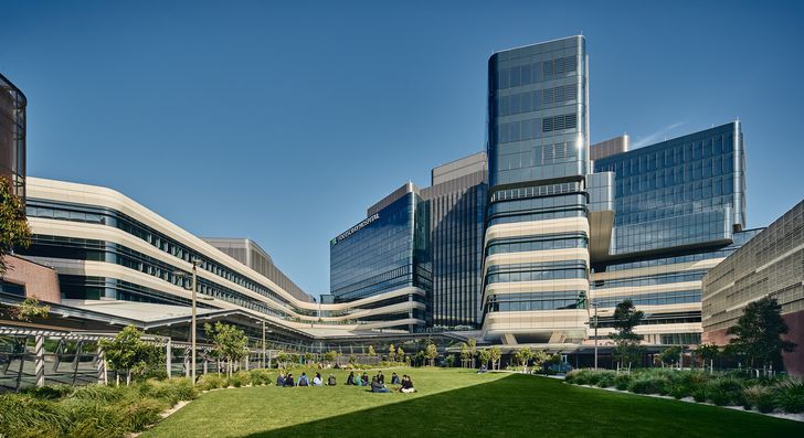 Footscray Hospital by Cox Architecture, Billard Leece Partnership and Tract Consultants.