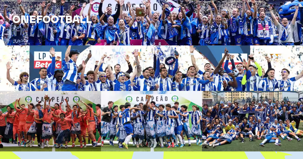 FC Porto complete national clean sweep in football 28 years on