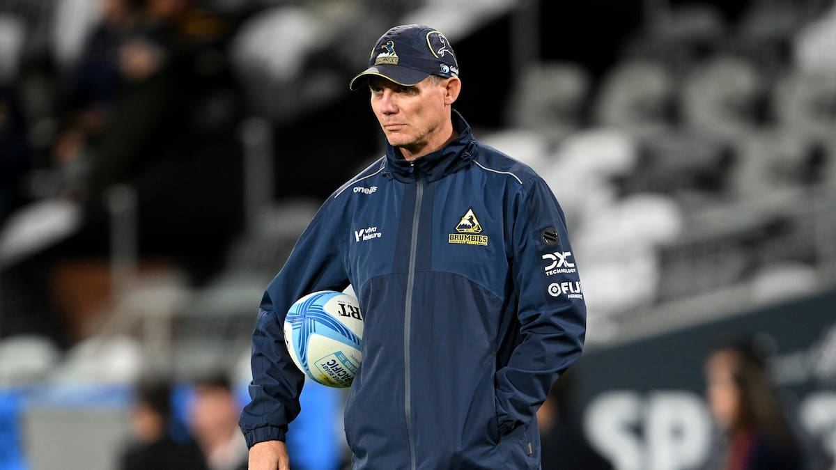 Brumbies coach apologises after ‘embarrassing’ Super Rugby rout