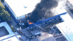 About 120 firefighters and 30 fire trucks were sent to battle the fire. 