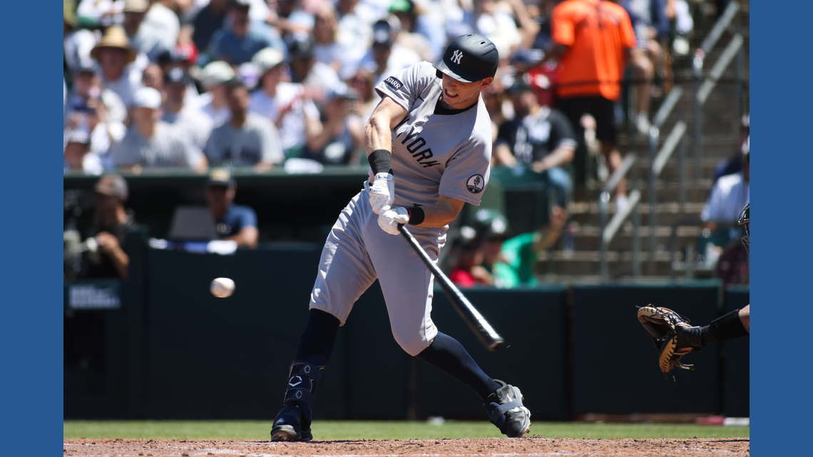 The Yankees use a 13-run 3rd inning to beat the Athletics 13-8