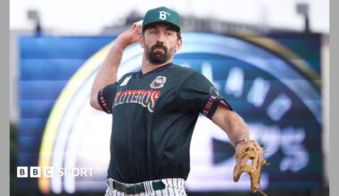 Liam Plunkett throws a pitch for the Oakland Ballers
