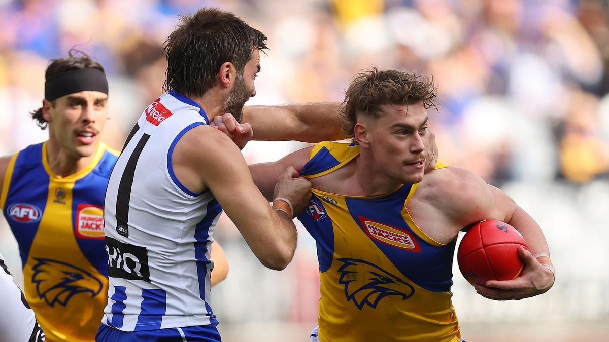 AFL Live Scores: West Coast Eagles take on North Melbourne at Optus Stadium