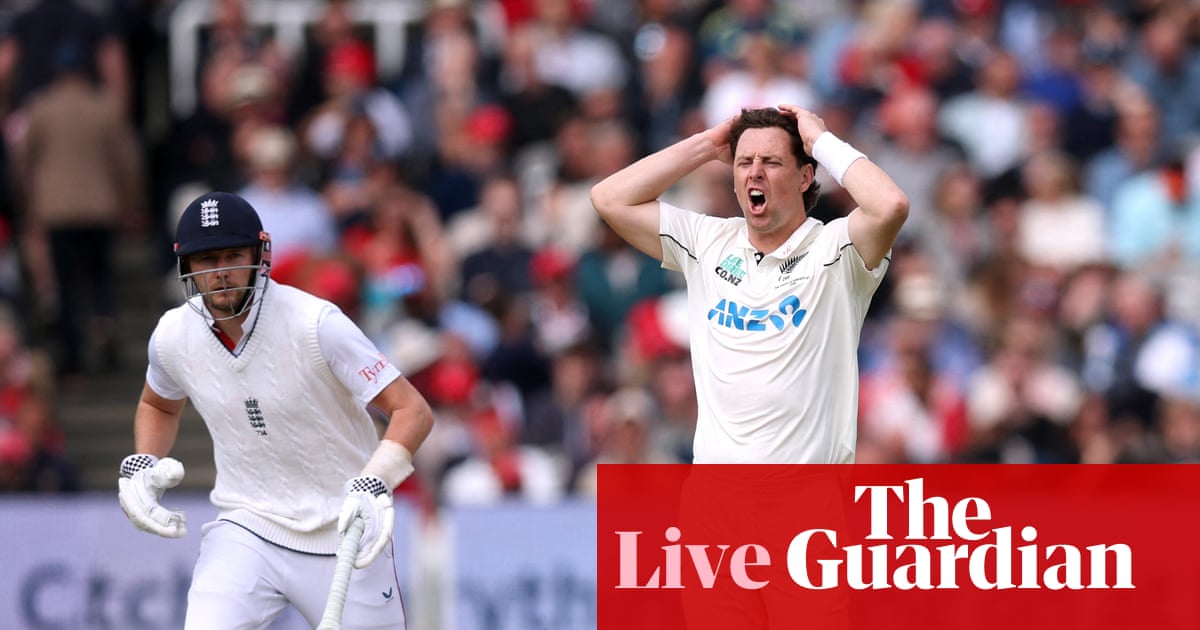 England v New Zealand: first men’s cricket Test, day two – live | England v New Zealand 2026