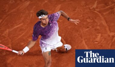 Flavio Cobolli into first grand slam semi-final after seeing off Auger-Aliassime | French Open 2026
