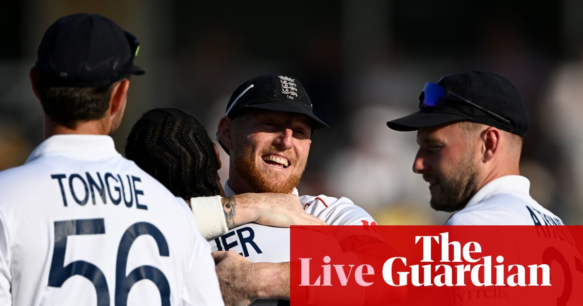 England v New Zealand: third men’s cricket Test, day one – as it happened | England v New Zealand 2026