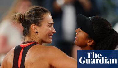 Sabalenka powers past Osaka in first women’s night match at French Open since 2023 | French Open 2026