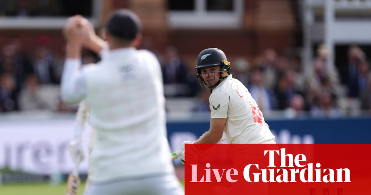 England v New Zealand: first men’s cricket Test, day two – as it happened | England v New Zealand 2026