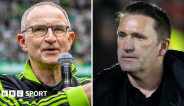 Martin O'Neill and Robbie Keane