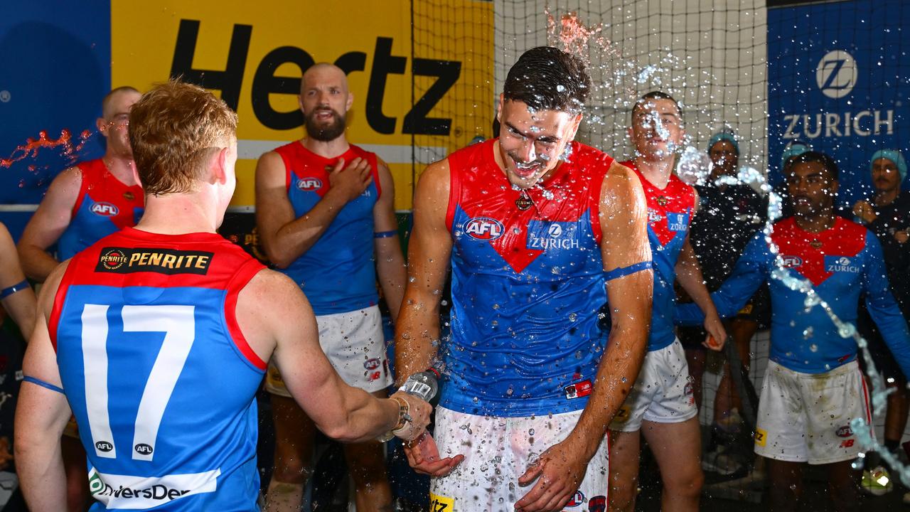 AFL news 2026: Luker Kentfield interview after Melbourne win over Collingwood, family, injury setback details