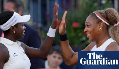 Serena Williams makes winning return to tennis with victory in Queen’s doubles | Serena Williams