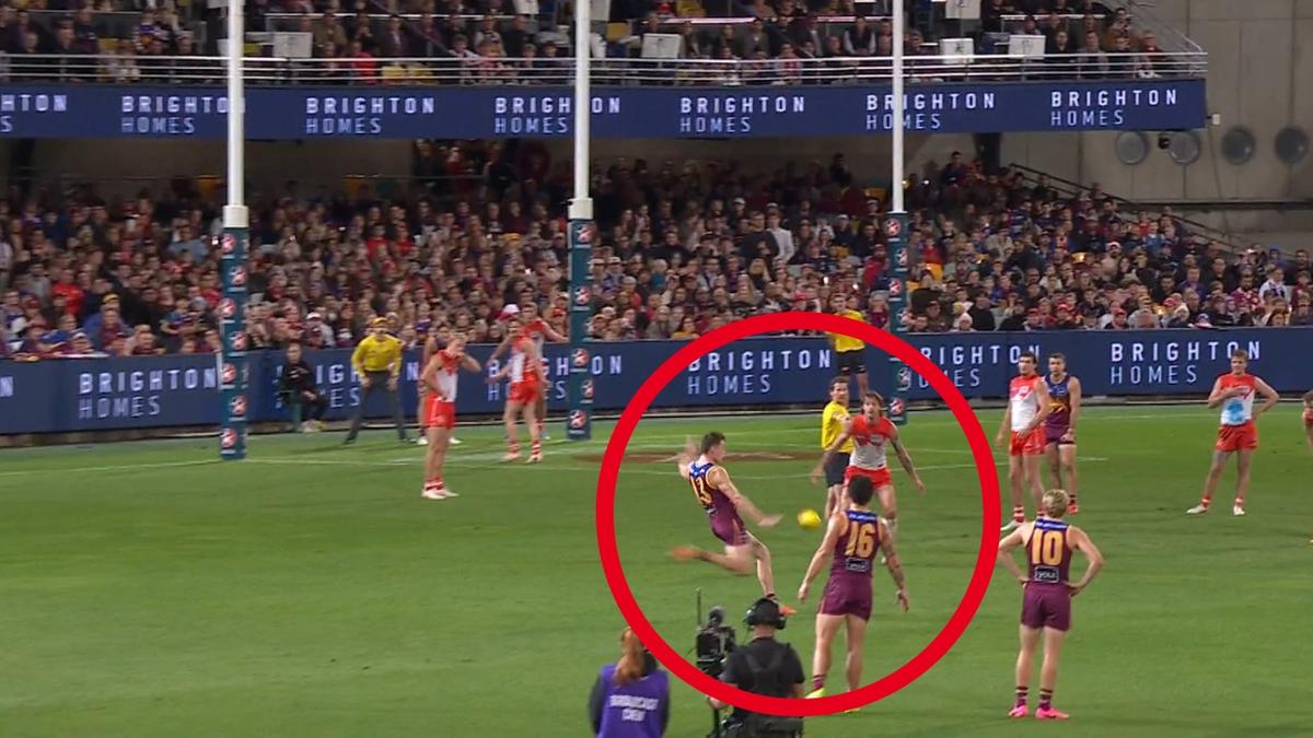 AFL concede umpire error on controversial play-on call to rob Logan Morris of a goal