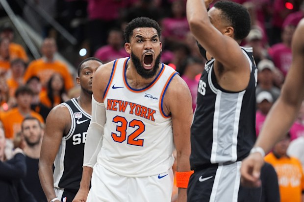 New York Knicks center Karl-Anthony Towns.