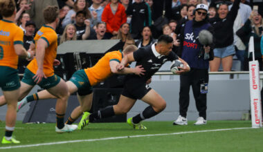 Anzac Day Bledisloe Cup rugby in Brisbane