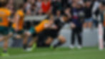 Caleb Clarke scores in last year's Bledisloe Cup at Eden Park - in 2027 there will be an Anzac Day game in Brisbane PHOTO: LINTOTT PHOTOGRAPHY