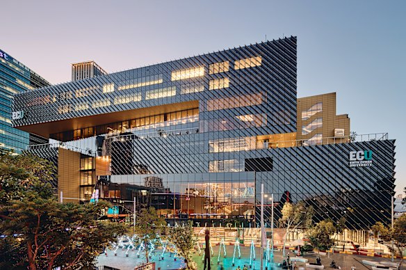 Edith Cowan University’s new Perth city campus has won big at the WA Architecture Awards.