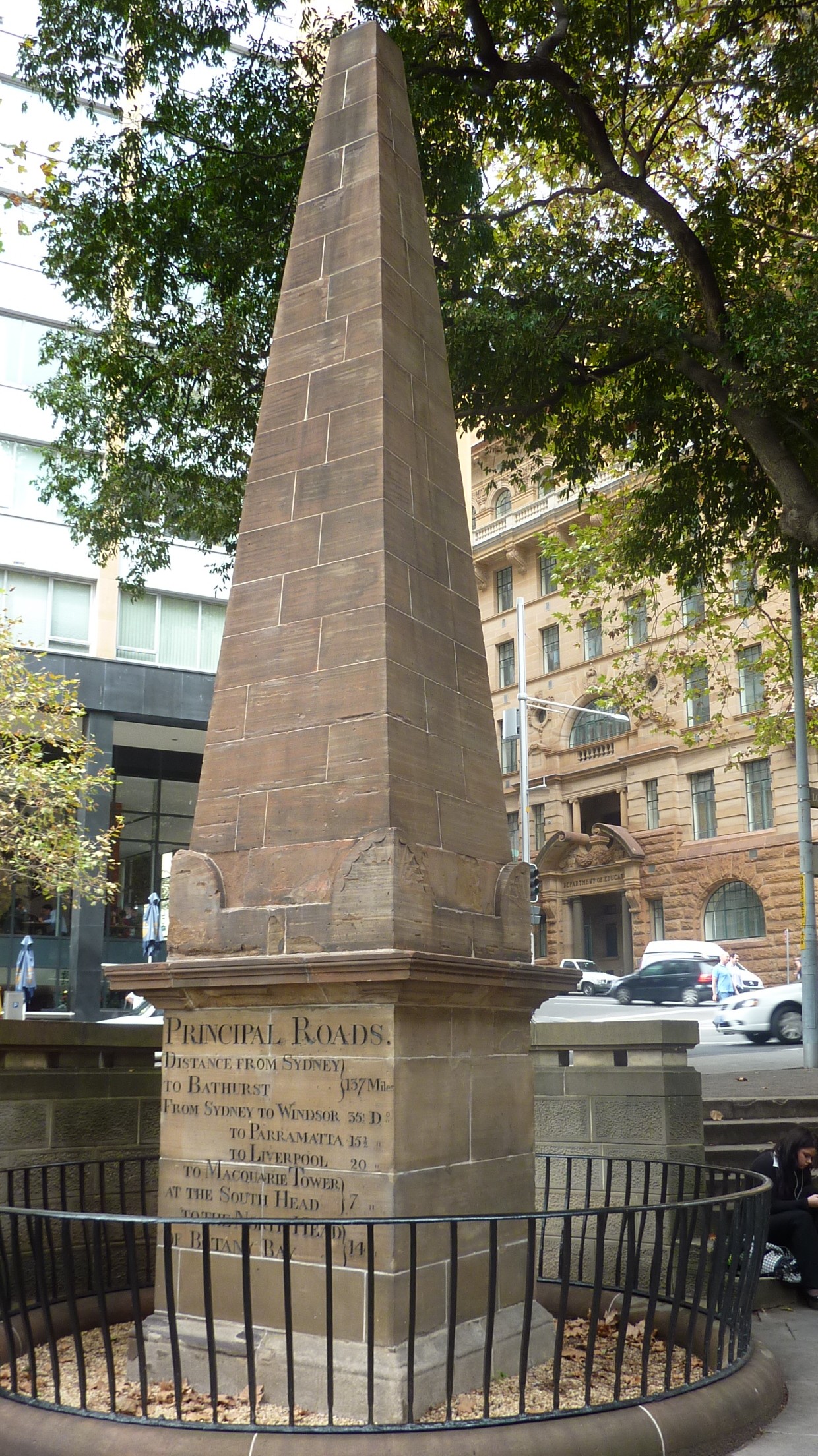 An old monument Sydney CBD.