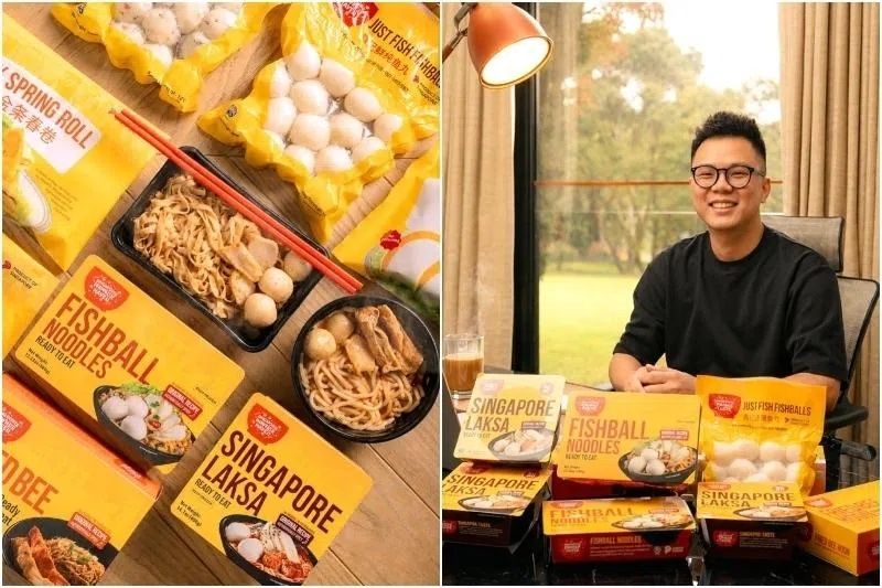 Frozen laksa and mee pok made by Singaporean hawkers stocked in US supermarkets