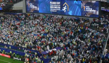 Football: Soccer-France v Iraq World Cup game resumes after lengthy weather delay