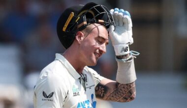 Cricket: Cricket- New Zealand's Tickner ruled out of rest of third test against England with concussion