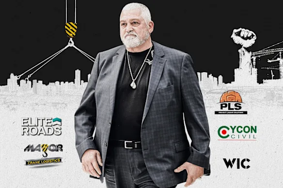 A leak of financial information has revealed the extent of Mick Gatto’s empire and payments from construction companies.