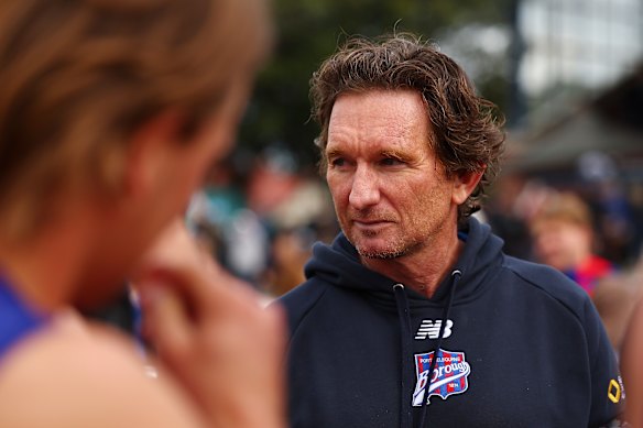 James Hird is currently director of coaching at Port Melbourne but has made no secret of his desire to once again coach the Bombers.