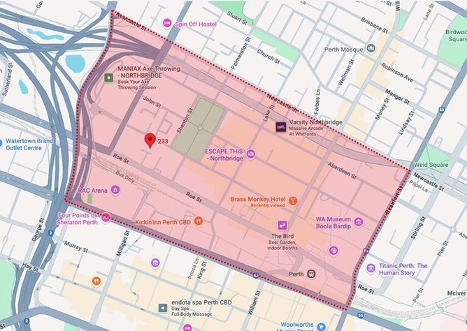 The proximity of the site to its surrounds.